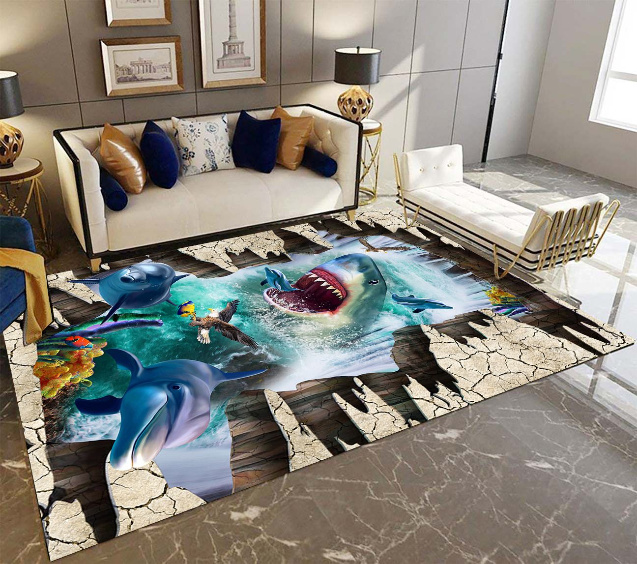 Shark World T1208 Rug
