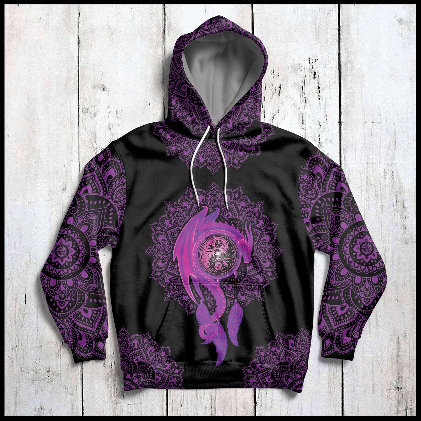 Purple Dragon G5814 - All Over Print Unisex Hoodie