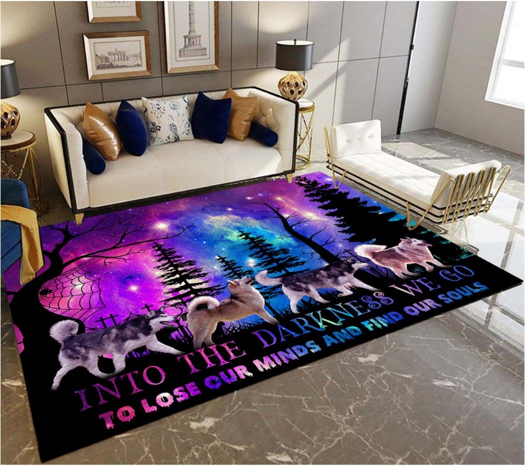 Alaskan Malamute Find Our Souls D2408 Rectangle Rug