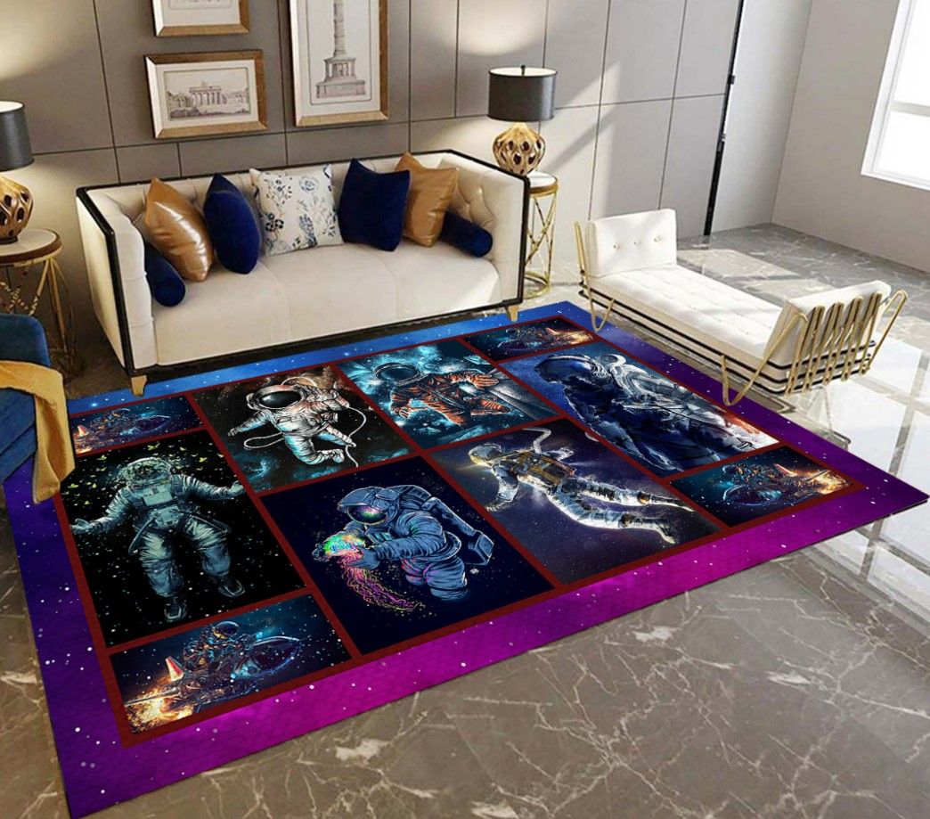 Amazing Astronaut D2408 Rectangle Rug