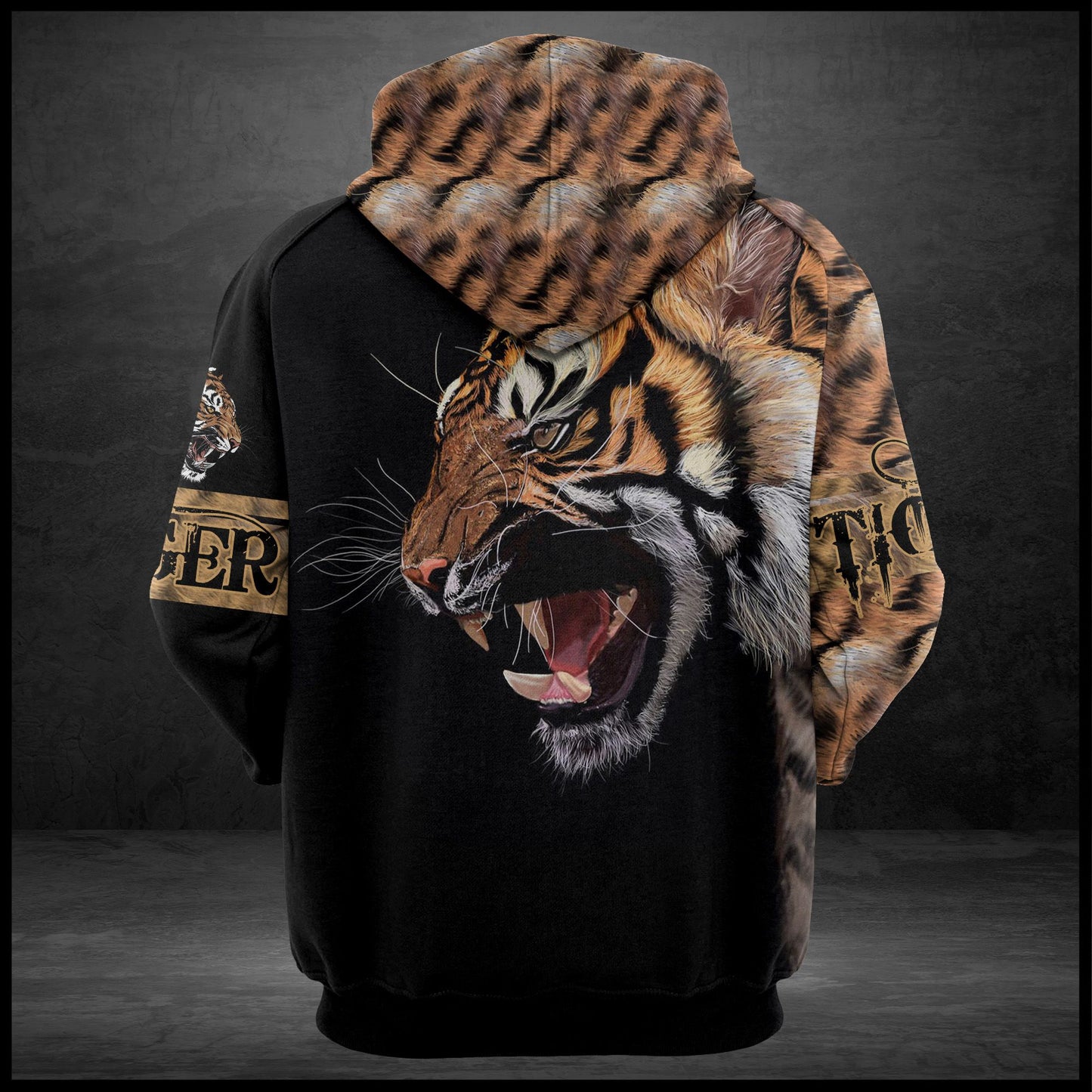 Tiger Awesome T2408 - All Over Print Unisex Hoodie