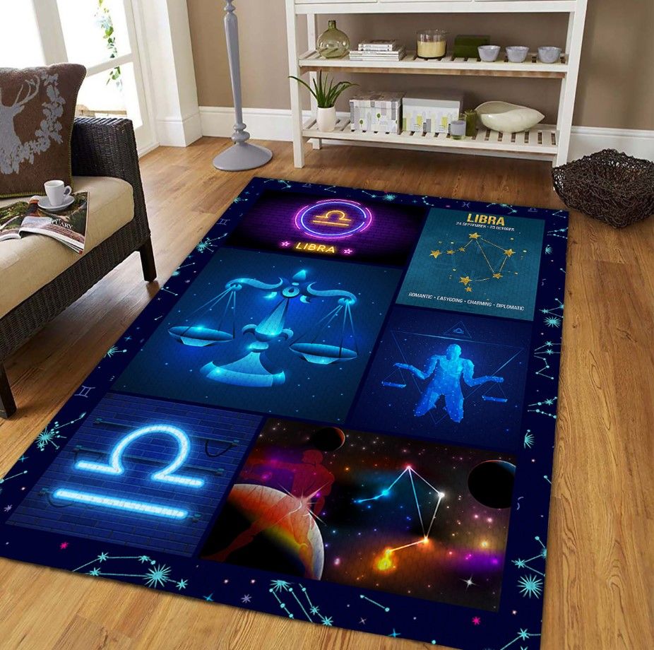 Zodiac Libra D2408 Rectangle Rug
