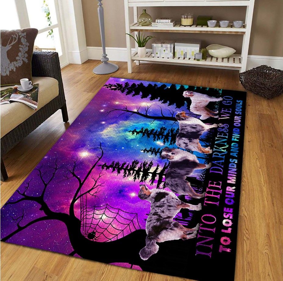 Australian Shepherd Find Our Souls D2508 Rectangle Rug