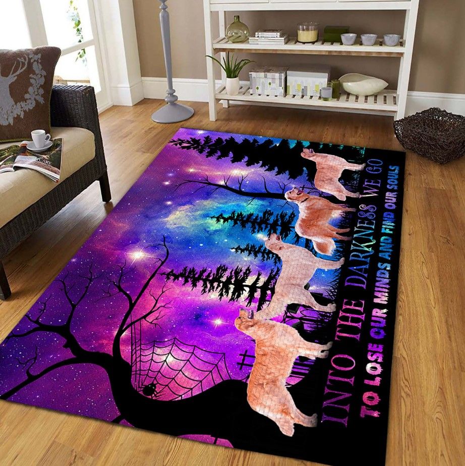 Golden Retriever Find Our Souls D2508 Rectangle Rug