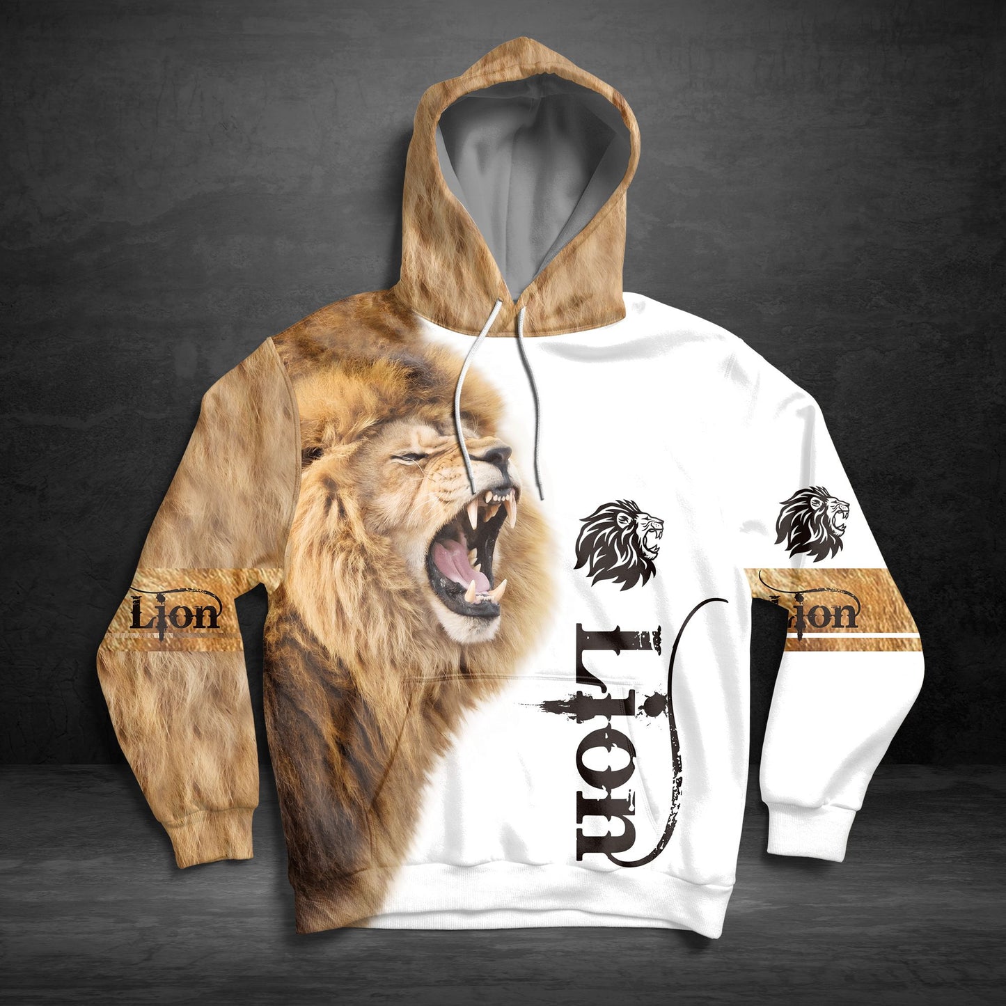 3D Lion G5825 - All Over Print Unisex Hoodie