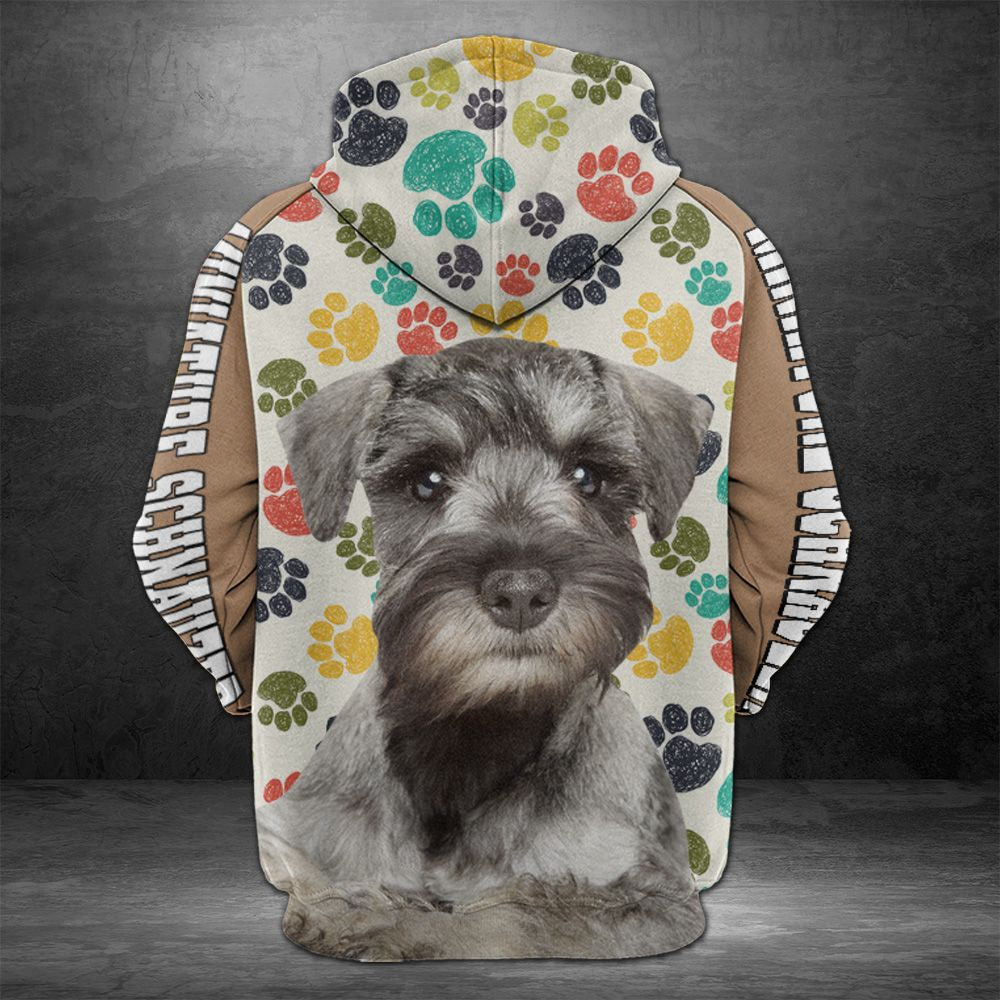 Miniature Schnauzer Lover HT24806 - All Over Print Unisex Hoodie