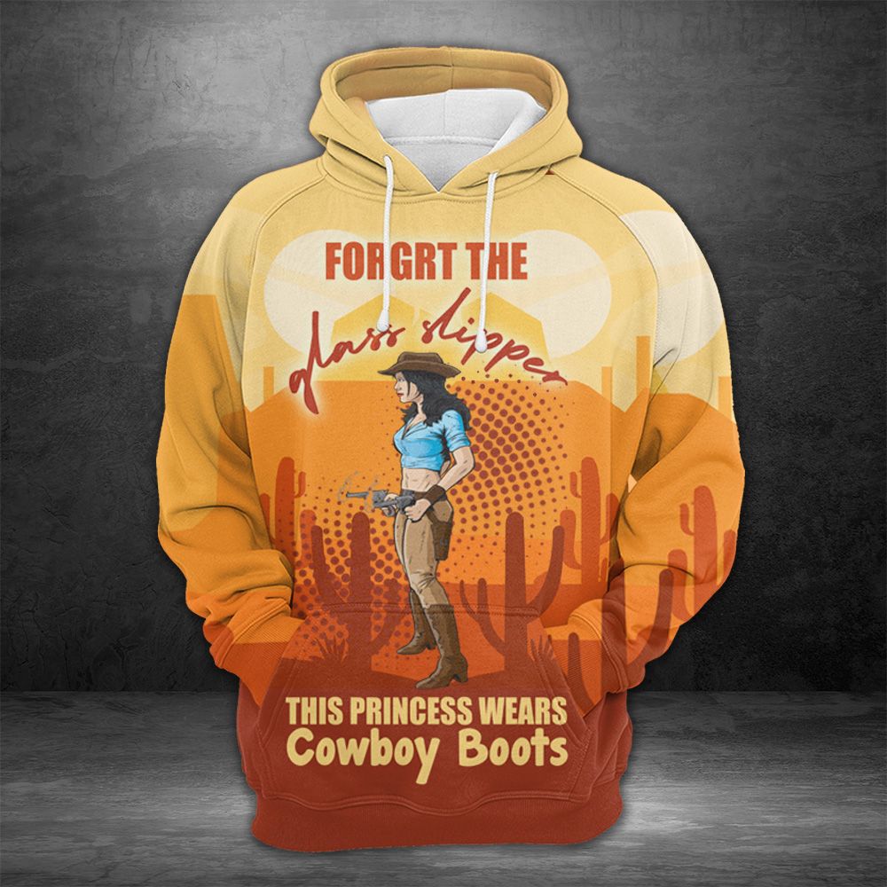 Cowboy Girl HT26801 - All Over Print Unisex Hoodie