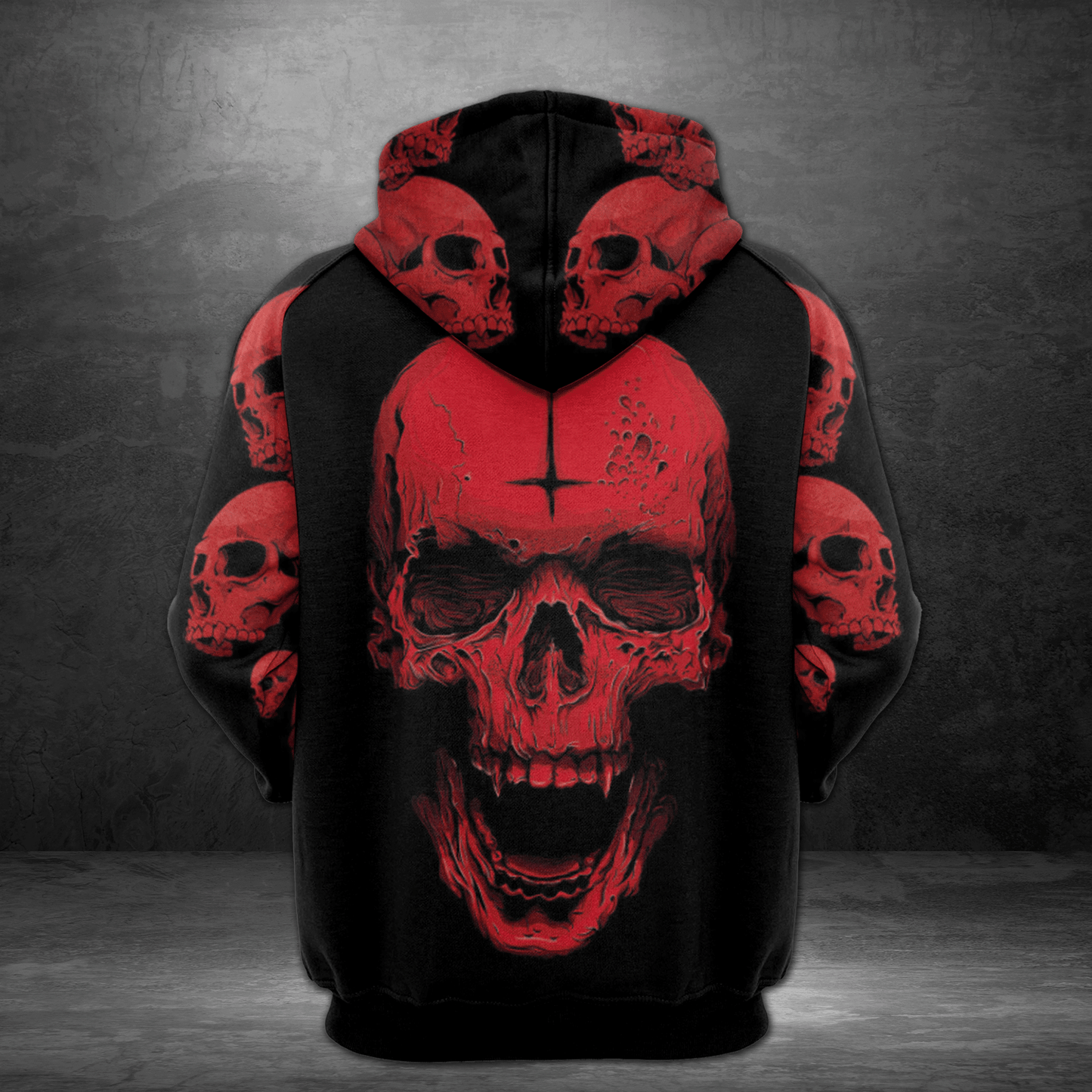 Red Skull H26833 - All Over Print Unisex Hoodie