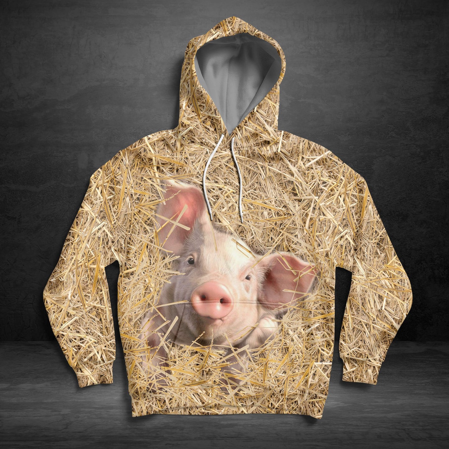 Hoodie Lovely Pig G5828 - All Over Print Unisex Hoodie