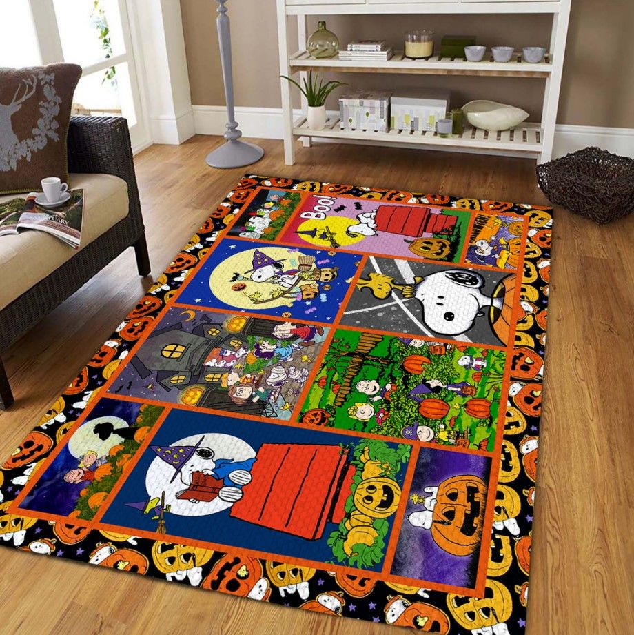 Snoopy Trick Or Treat D2808 Rectangle Rug