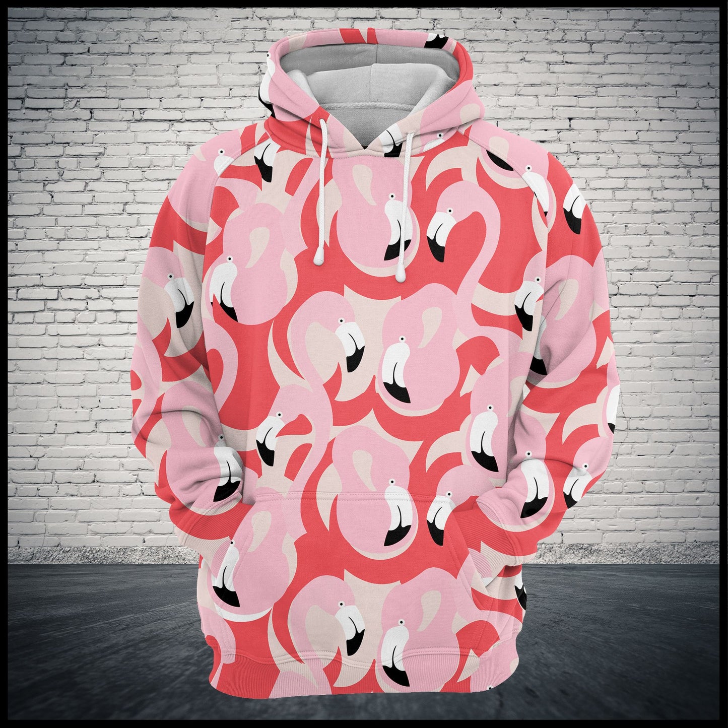 Pink Flamingo Group T2808 - All Over Print Unisex Hoodie