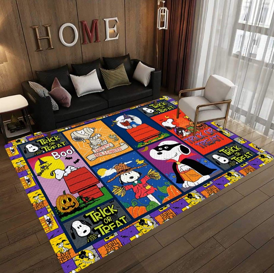 Snoopy Halloween Party D3108 Rectangle Rug