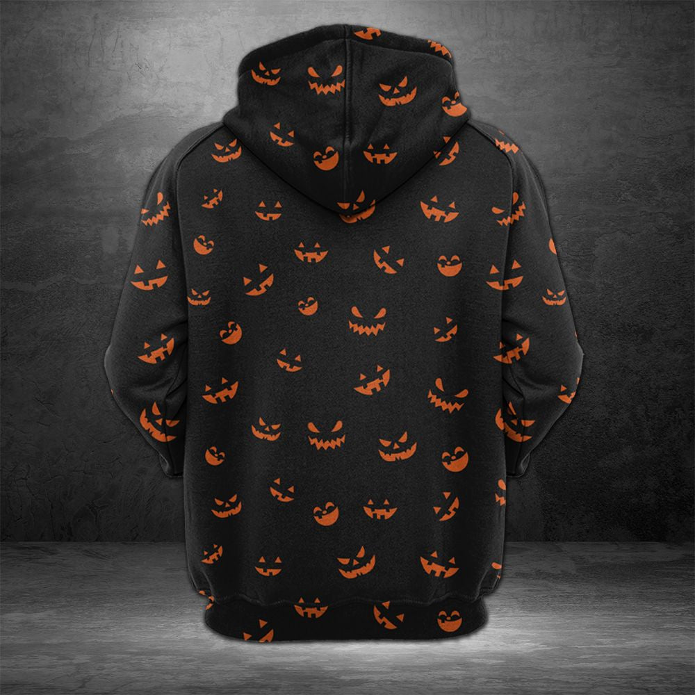 Pug Pumpkin HT28812 - All Over Print Unisex Hoodie