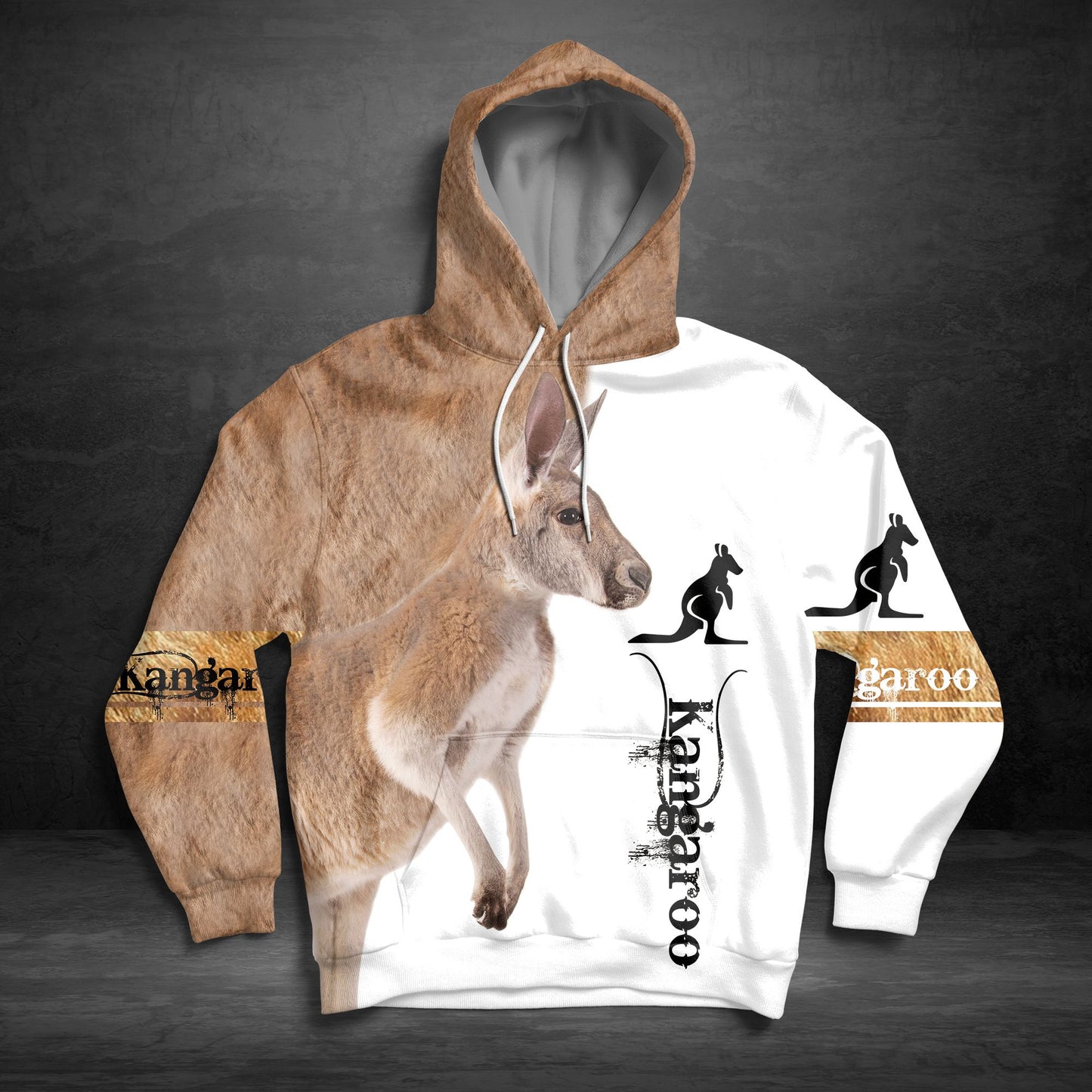 3D Kangaroo G5903 - All Over Print Unisex Hoodie