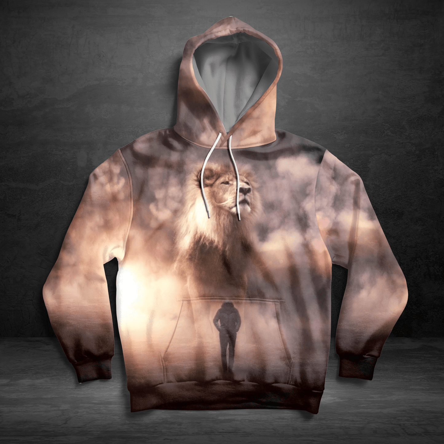 Lion Man HT31804 - All Over Print Unisex Hoodie