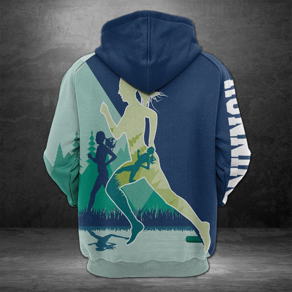 Amazing Running HT01911 - All Over Print Unisex Hoodie