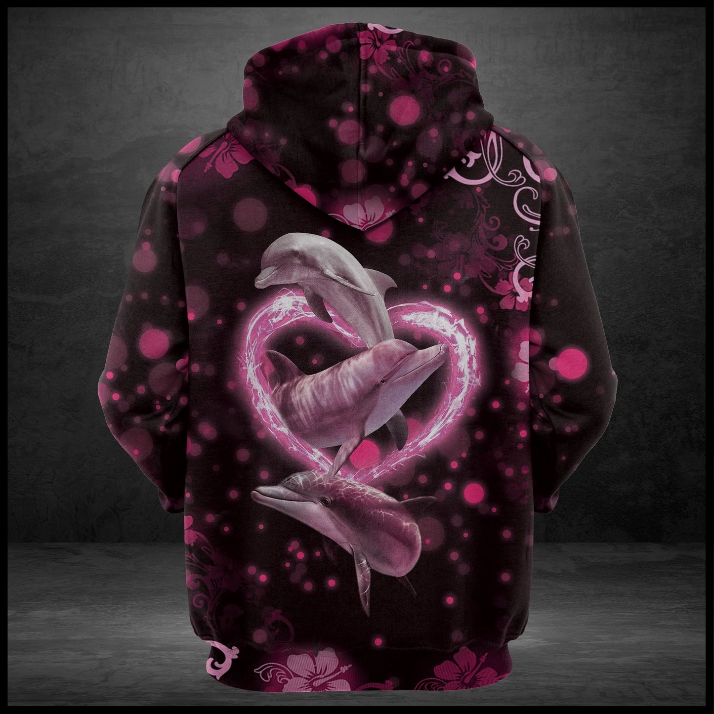 Lovely Dolphin G5904 - All Over Print Unisex Hoodie