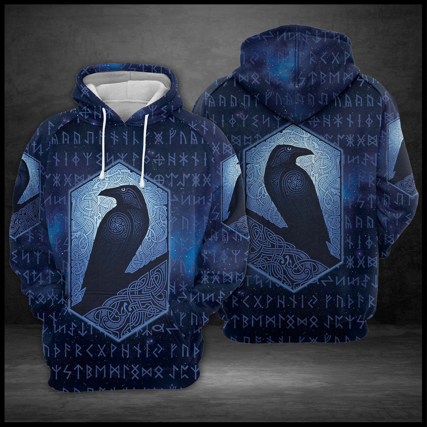 Viking Raven G5904 - All Over Print Unisex Hoodie
