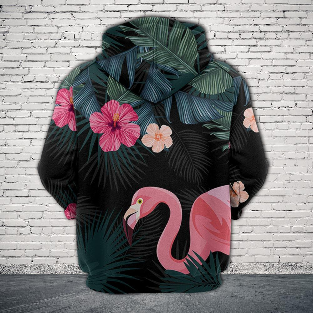 Tropical Flamingo H1915 - All Over Print Unisex Hoodie
