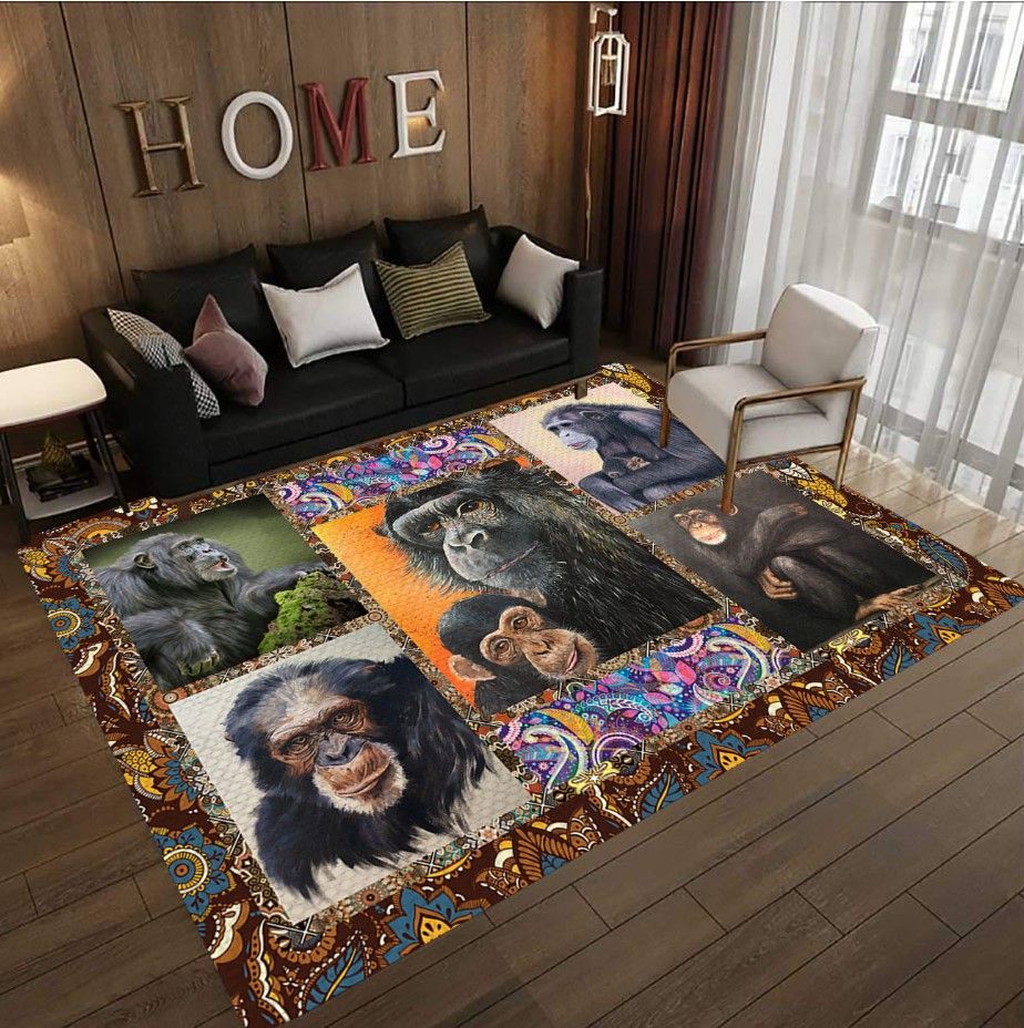 Beauty Chimpanzee D0709 Rectangle Rug
