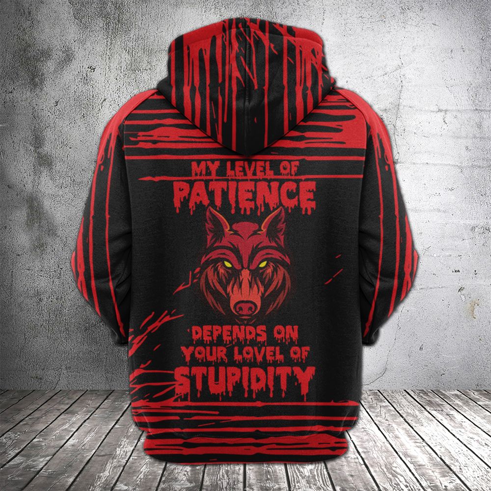 Amazing Wolf HT04903 - All Over Print Unisex Hoodie