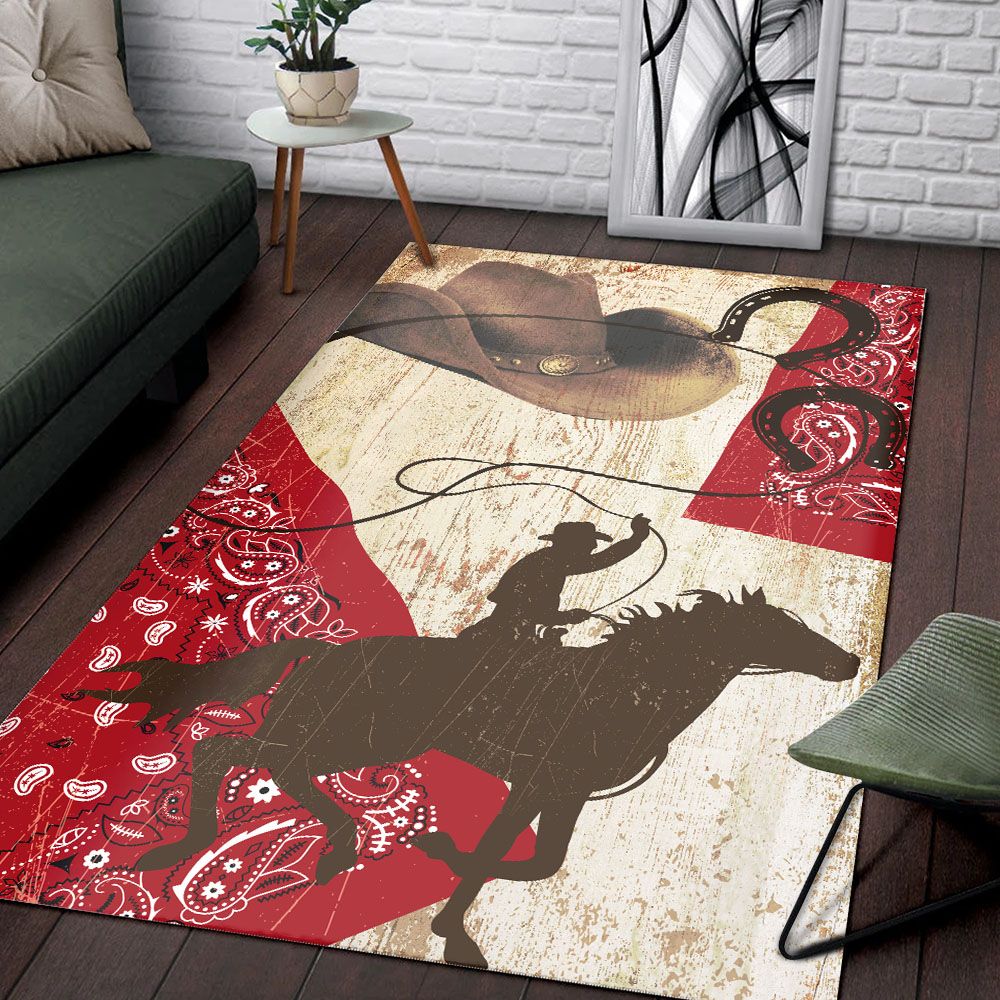Vintage Cowboy H4908 - Rectangle Rug
