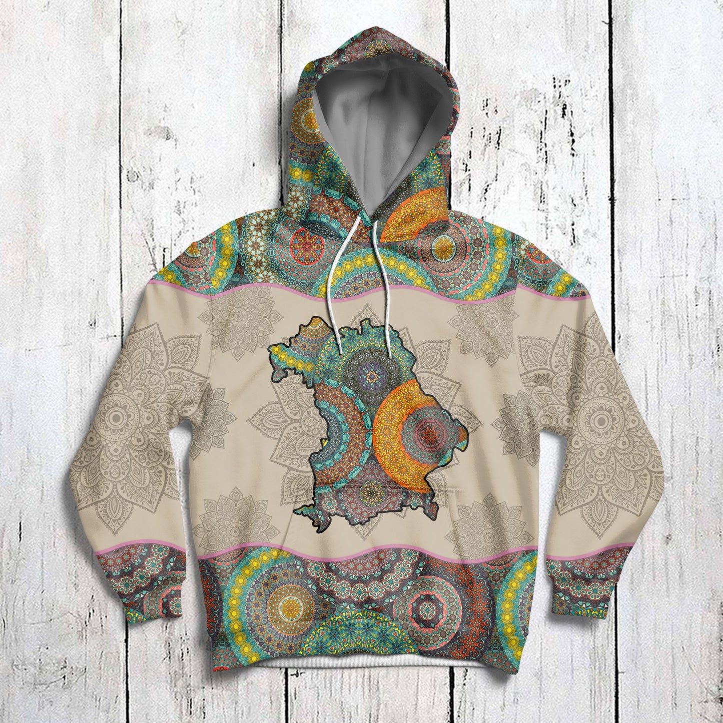 Awesome Bavaria Mandala H7932 - All Over Print Unisex Hoodie