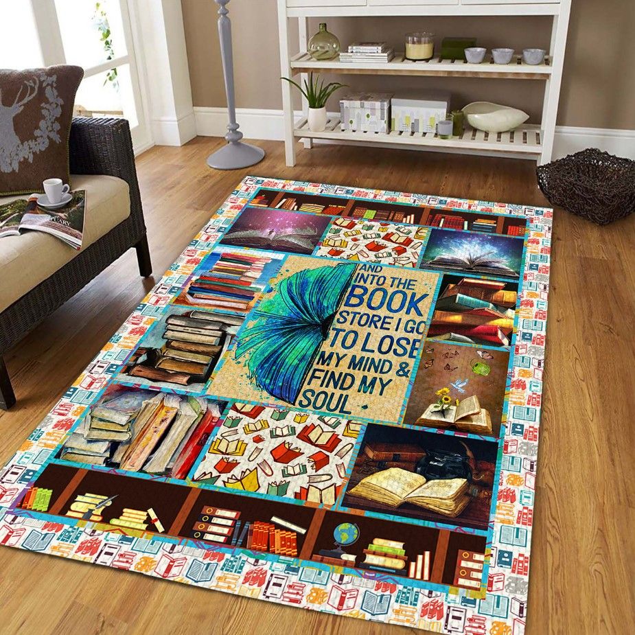 Book Find My Soul D0909 Rectangle Rug