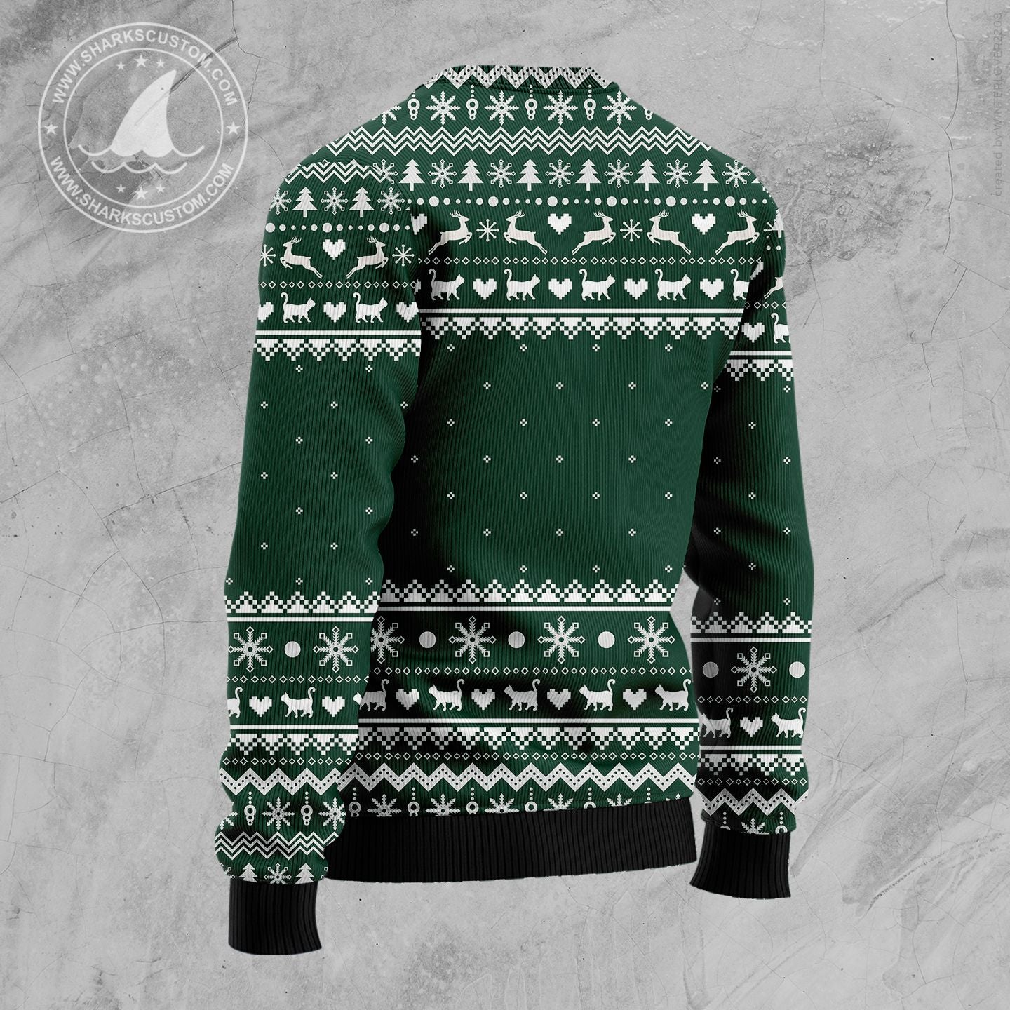 Cat Santa D0610 Ugly Christmas Sweater