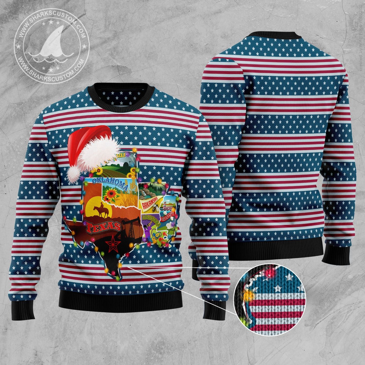 Texas Xmas D0610 Ugly Christmas Sweater