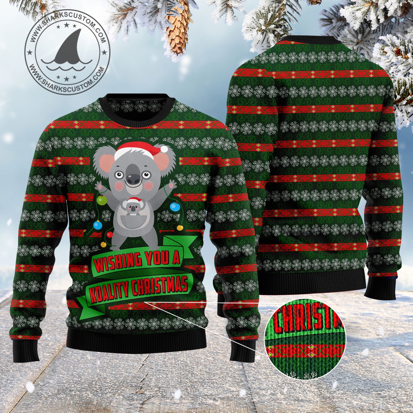 Wishing You A Koality Christmas HT051116 Ugly Christmas Sweater