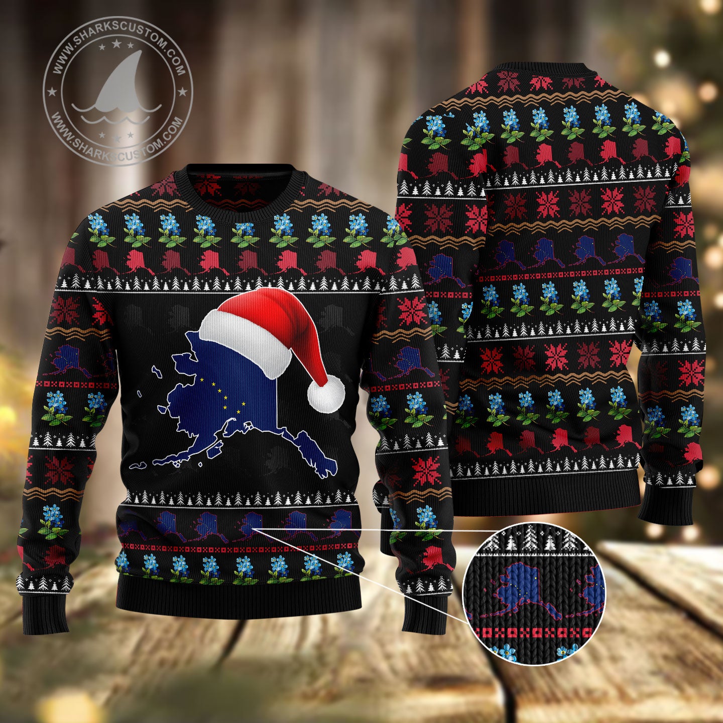 Alaska Christmas HZ112606 Ugly Christmas Sweater