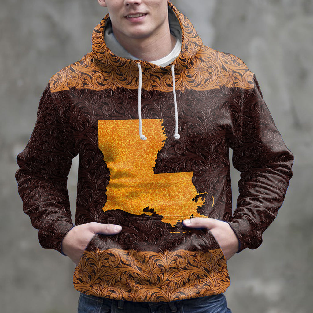 Awesome Louisiana HZ121614 unisex womens & mens, couples matching, friends, funny family sublimation 3D hoodie christmas holiday gifts (plus size available)