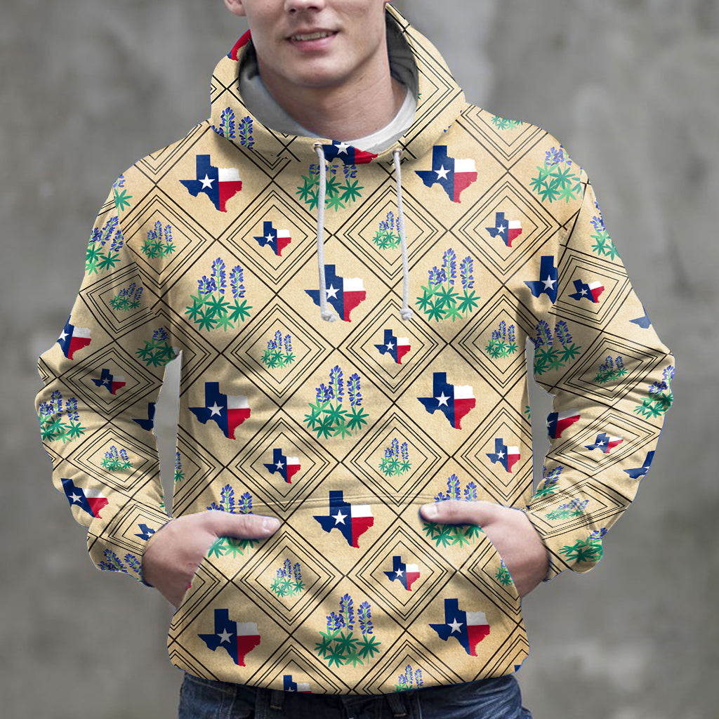 Texas Bluebonnet HZ113027 unisex womens & mens, couples matching, friends, funny family sublimation 3D hoodie christmas holiday gifts (plus size available)