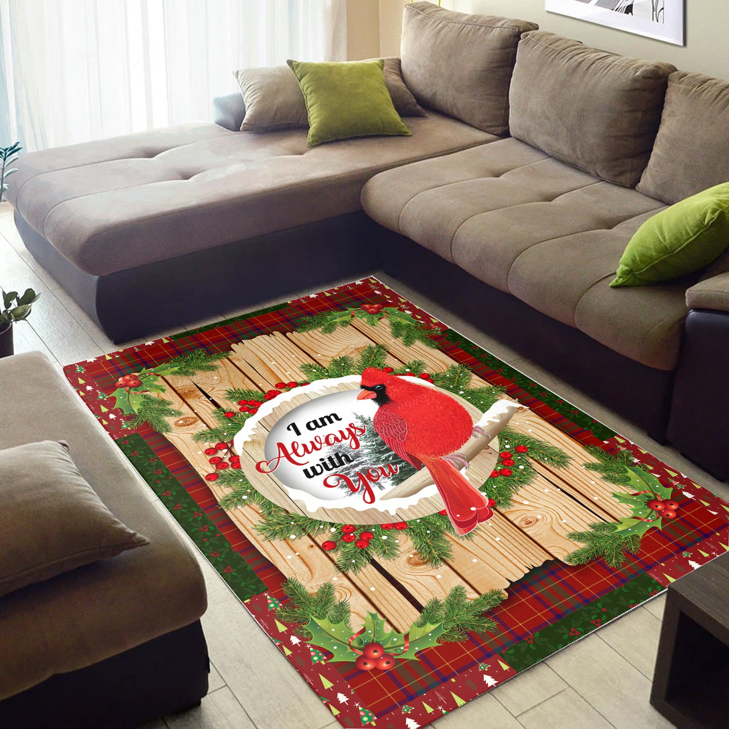 Cardinal Christmas HZ113011 - Rectangle Rug