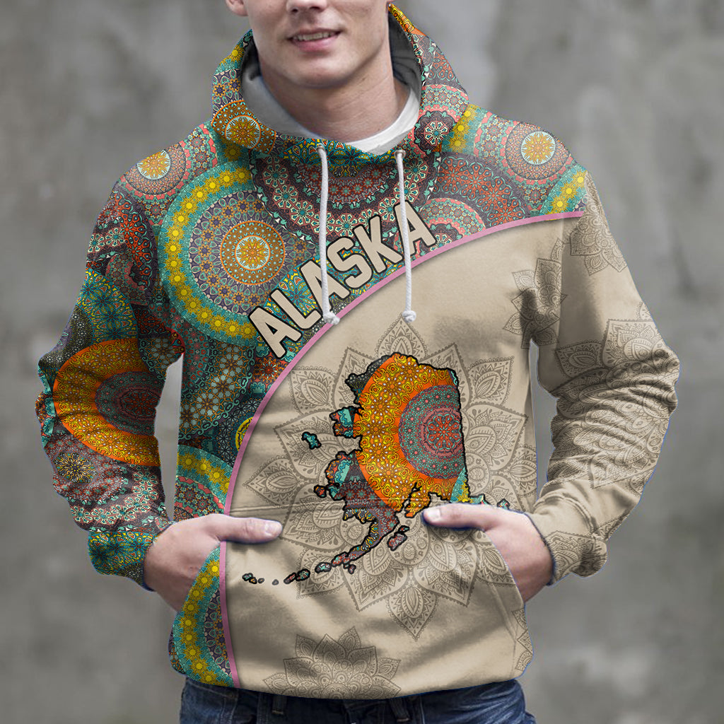 Alaska Mandala HZ121430 unisex womens & mens, couples matching, friends, funny family sublimation 3D hoodie christmas holiday gifts (plus size available)