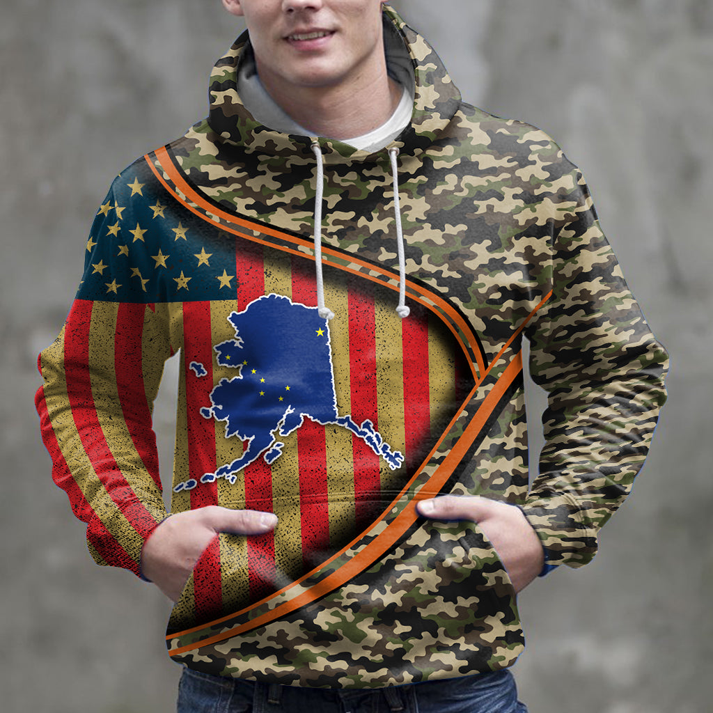 Awesome Alaska HZ121101 unisex womens & mens, couples matching, friends, funny family sublimation 3D hoodie christmas holiday gifts (plus size available)