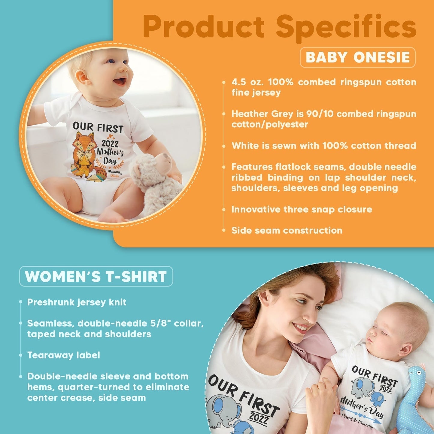 My 1st Mother's Day Matching Outfit