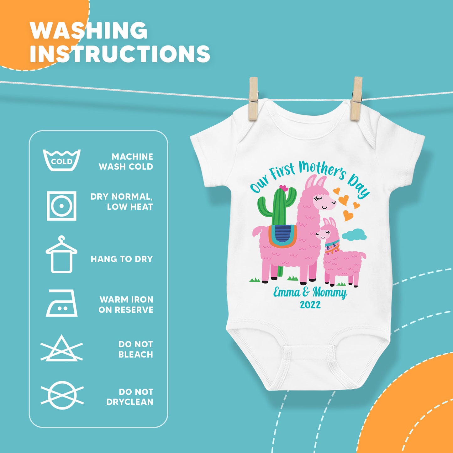 Our First Mother's Day She Loves A Little Girl Fox Matching Outfit