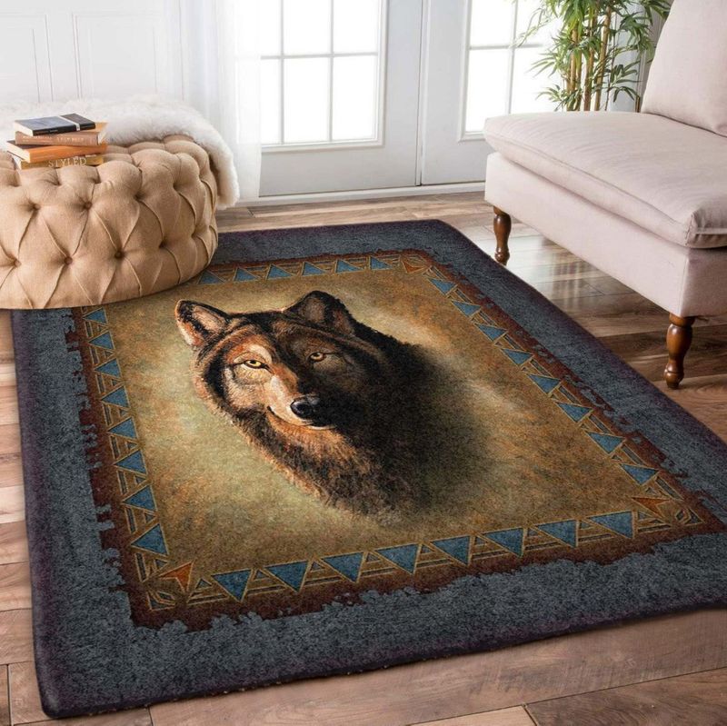 Amazing Alpha Wolf - Rectangle Rug