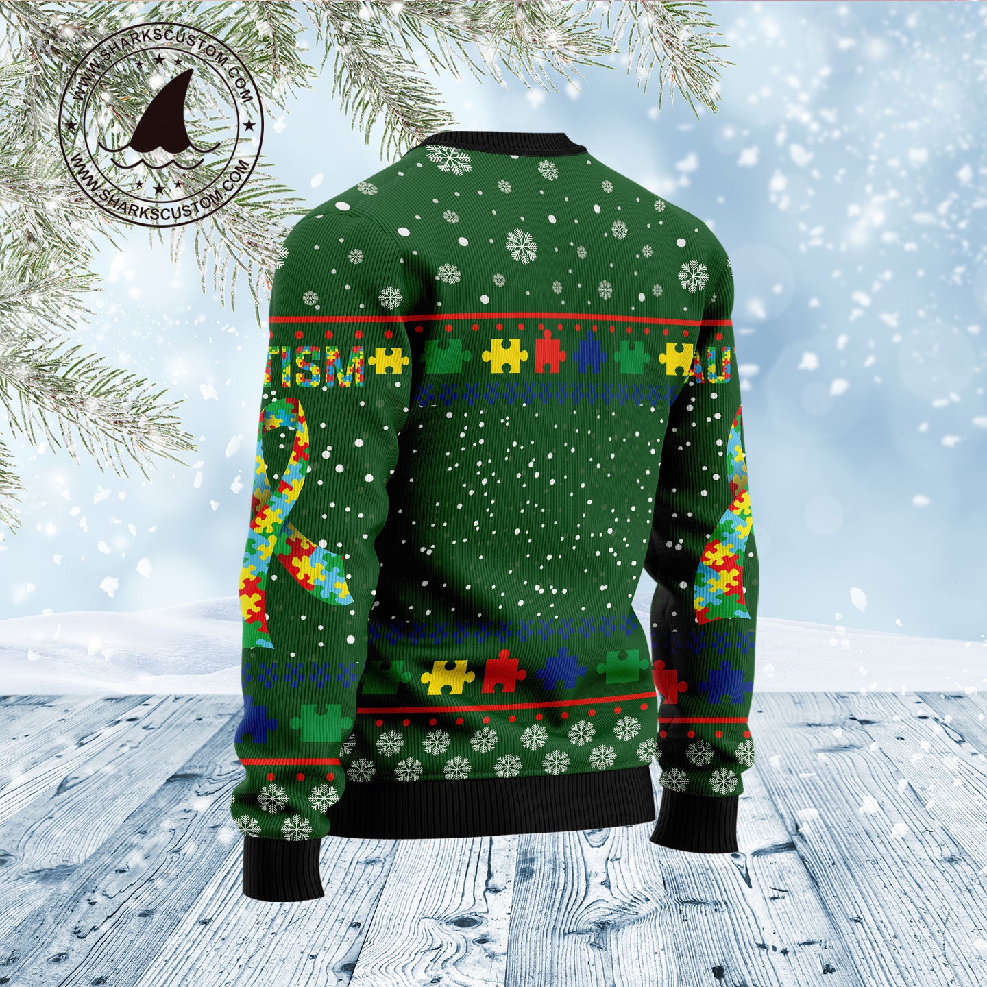 Autism D1011 Ugly Christmas Sweater