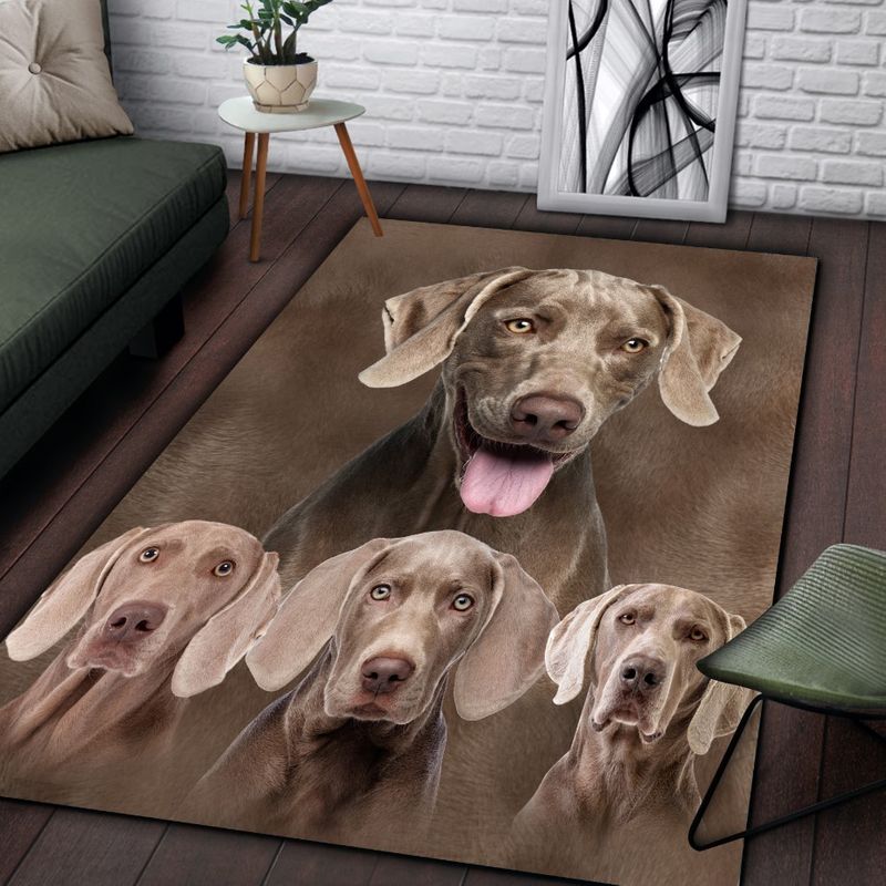 Awesome Weimaraner Rectangle Rug