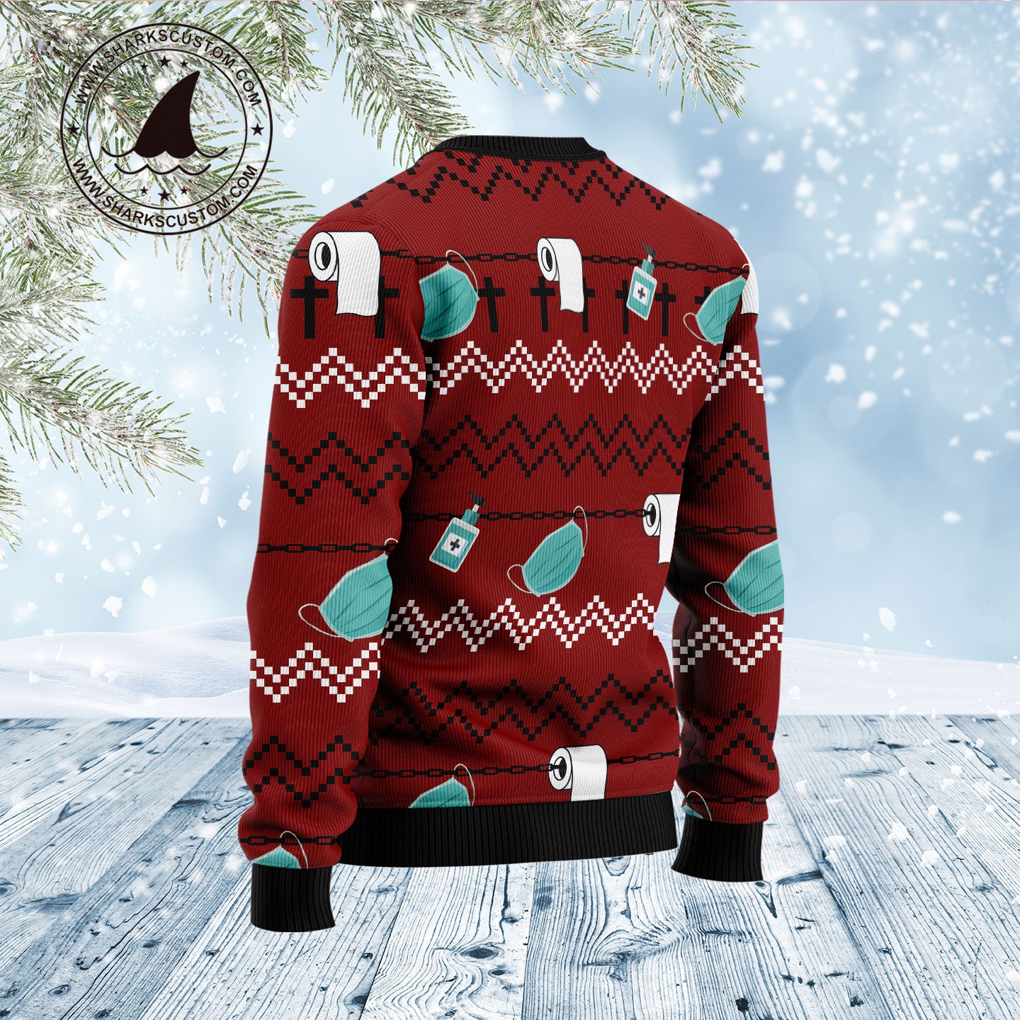 Bigfoot Done D1011 Ugly Christmas Sweater