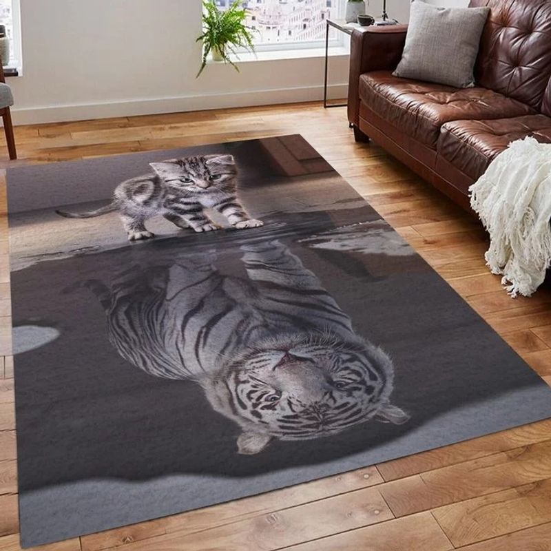 Cat Always Believe In Yourself Rectangle Rug 22