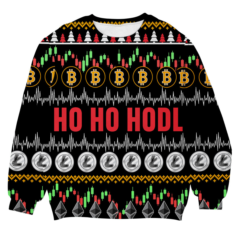 Ho Ho Hodl Crypto Currency Personalizedwitch Christmas Sweater –  PERSONALIZEDWITCH