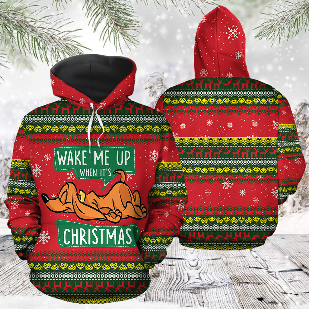 Dachshund Wake Me Up TG51121 - All Over Print Unisex Hoodie