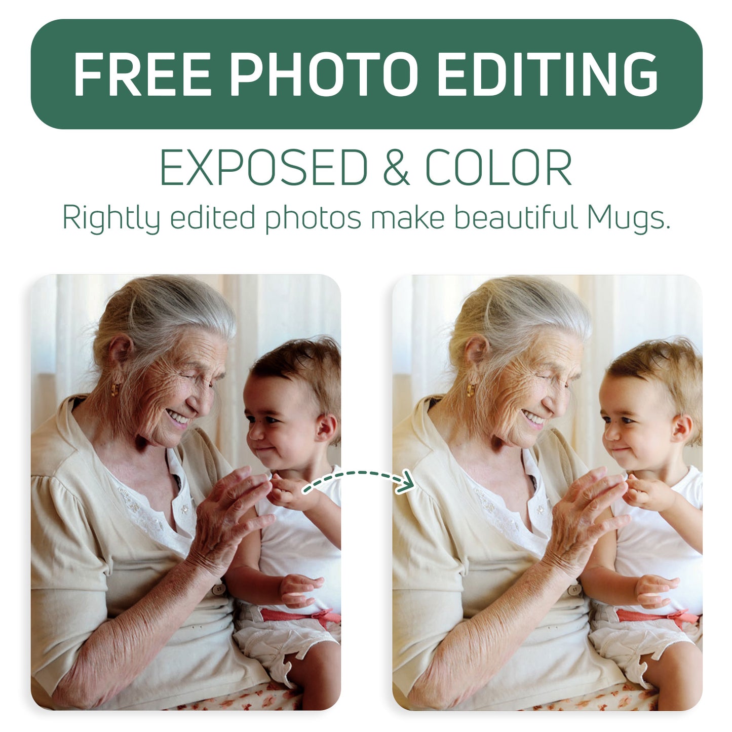 Personalized Funny Grandma Coffee Mug Custom Face Thank You for Being Our Grandmother If We Had A Different Grandma We Would Punch Them Gift For Grandma, New Grandma