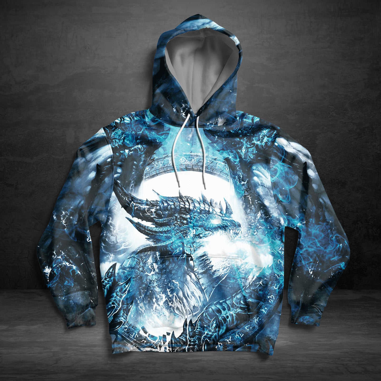 Awesome Ice Dragon G51120 - All Over Print Unisex Hoodie