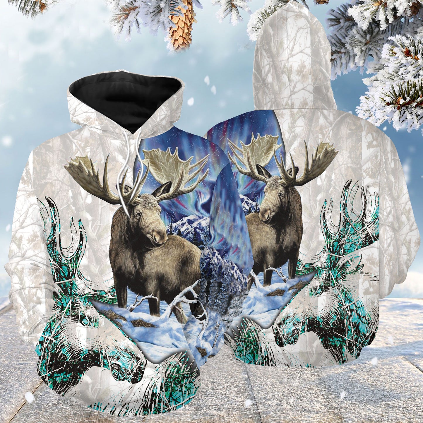 Awesome Moose G51214 - All Over Print Unisex Hoodie