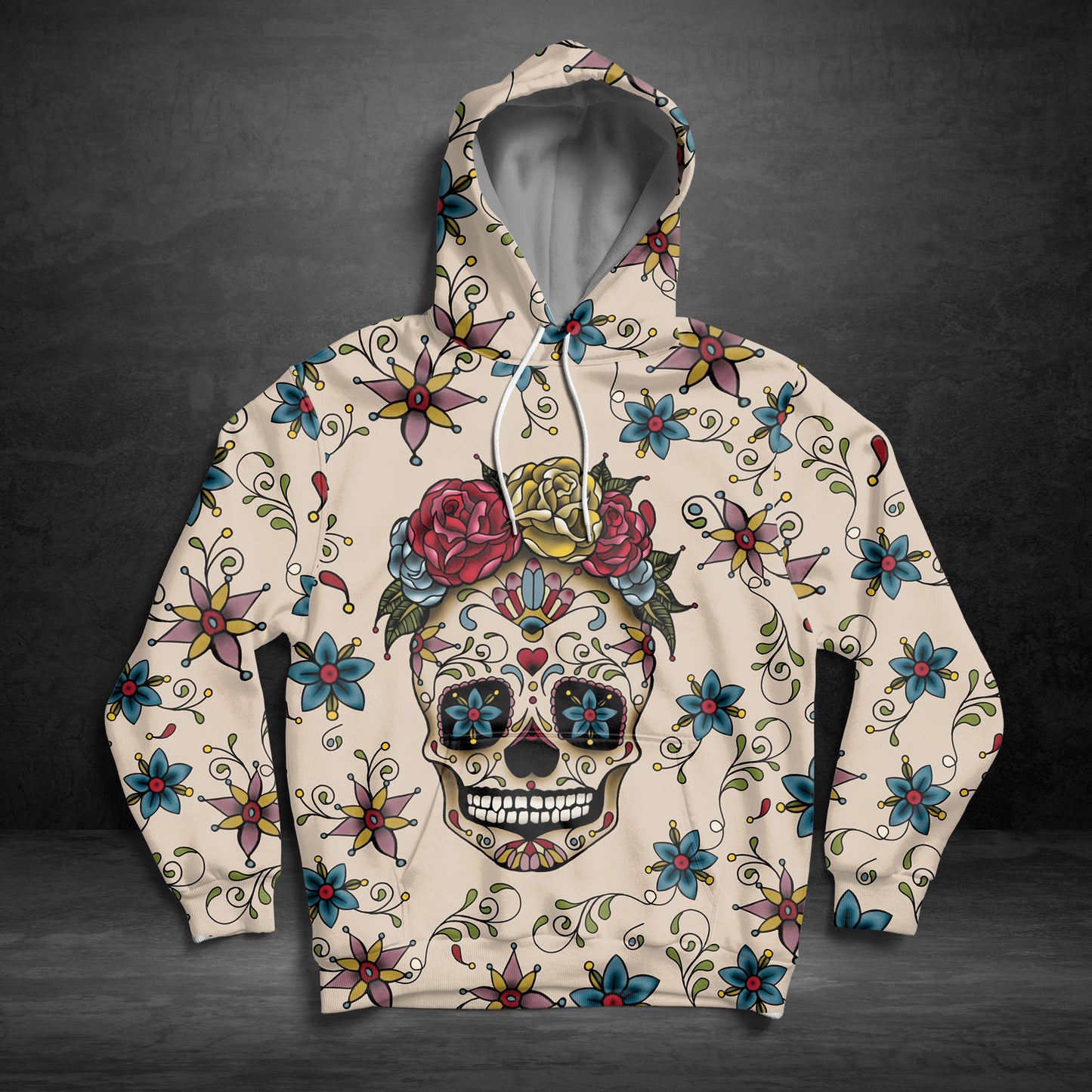 Skull Art G51118 - All Over Print Unisex Hoodie